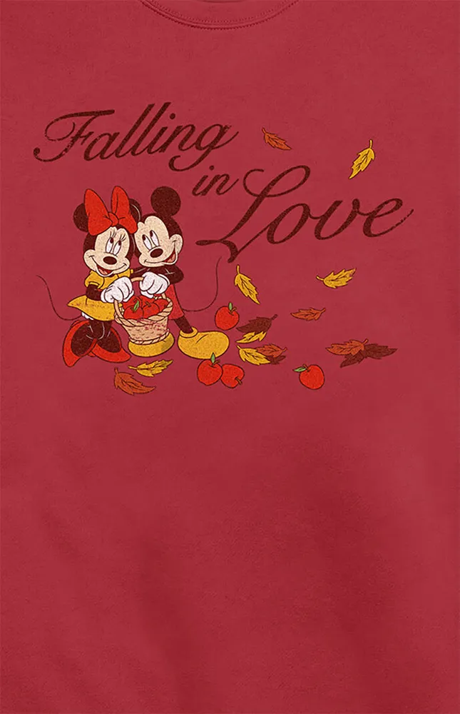 Mickey & Minnie Falling Love Sweatshirt