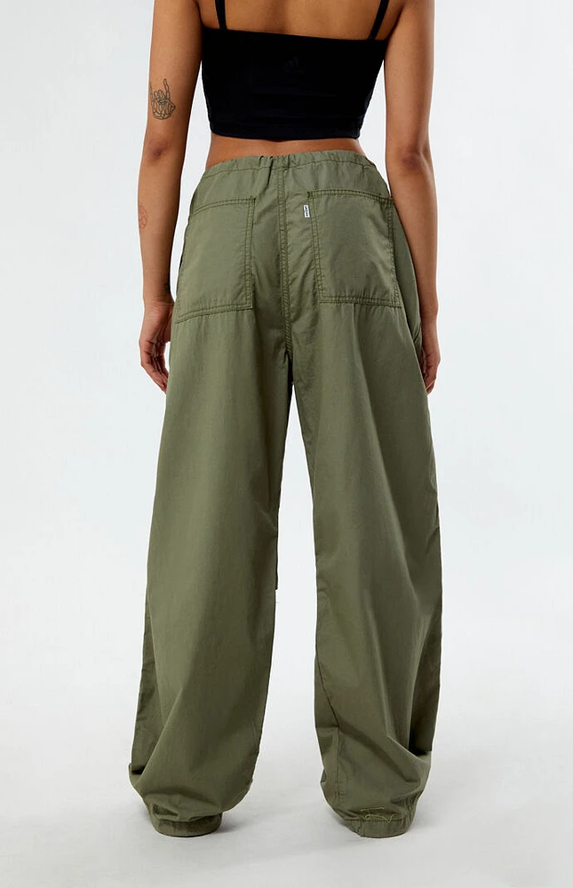 Levi's Green Parachute Pants