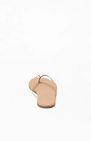 TKEES Women's Beige Foundations Matte Sandals