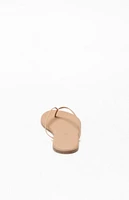 TKEES Women's Beige Foundations Matte Sandals