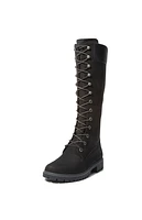 Timberland Women's Black Premium 14inch Lace-Up Waterproof Boots