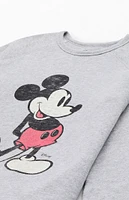 Junk Food Kids Classic Mickey Crew Neck Sweatshirt