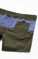 Maui & Sons Granite Colorblock 5.5" Swim Trunks