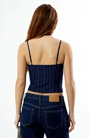 Your Favorite Bow Denim Corset