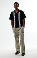 PacSun Embroidered Oversized Resort Camp Shirt