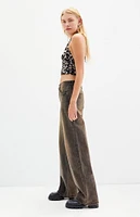 PacSun Cali Brown Tint Baggy Boyfriend Jeans