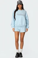 Edikted Super Fold Over Sweat Shorts