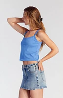 Pacsun Bella Medium Indigo Denim Mini Skirt