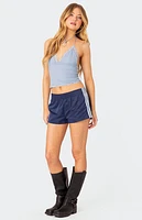 Edikted Sharona Lace Trim Tank To