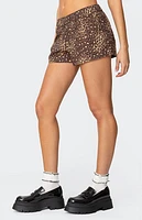 Edikted Leopard Printed Boxer Shorts