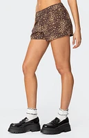 Edikted Leopard Printed Boxer Shorts