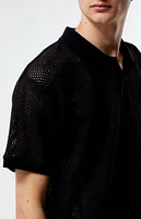 Obey Duke Mesh Polo Shirt