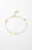 Ettika Butterflies & Pearls Bracelet