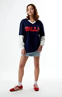 NFL Wild Collective x PacSun Buffalo Bills Mesh Long Sleeve Jersey