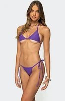 Edikted Maggey Micro Triangle Bikini Top