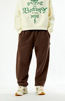 Champion Brown Reverse Weave Carpenter Sweatpants