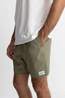 Rhythm Olive Classic Linen Shorts