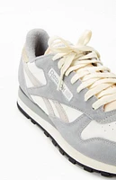 Reebok Gray Classic Leather Shoes