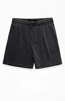 PacSun Charcoal Fleece Volley Shorts