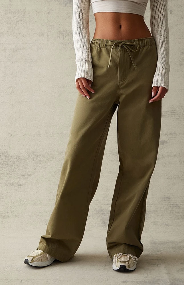 PacSun Soft Twill Pull-On Pants