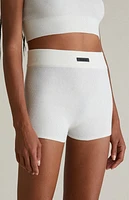 Fear of God Essentials Women's Cloud White Knit Boxer Shorts