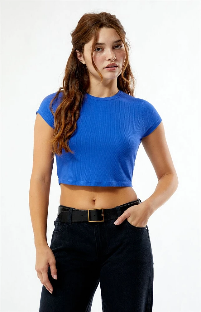 PS Basics by Pacsun Queen Cropped T-Shirt