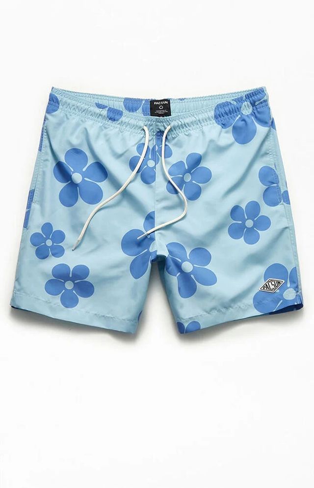 Recycled Groove 17" Swim Trunks