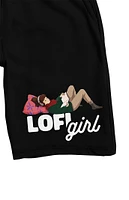 Lofi Girl Lounging Lounge Sweat Shorts