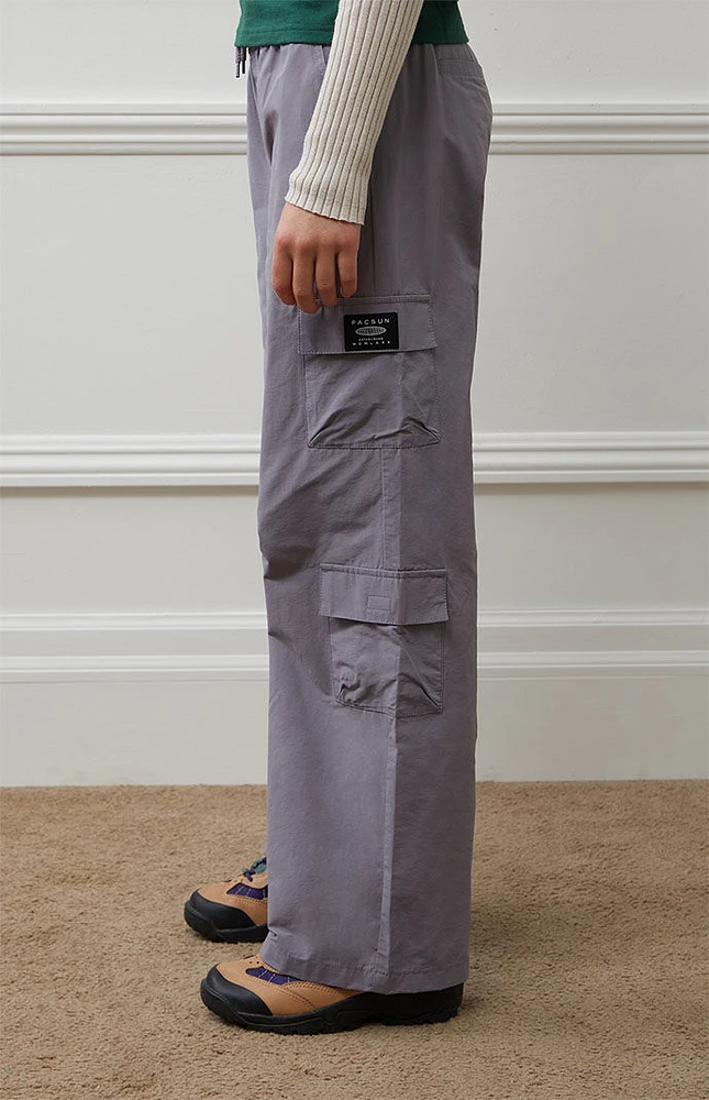 PacSun Kids Silver Baggy Cargo Pants