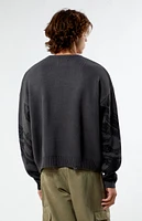 PacSun Chainlink Cropped Sweater