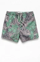 PacSun Woodland Camo 4.5" Swim Trunks