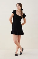 Beverly & Beck Camille Tie Back Mini Dress