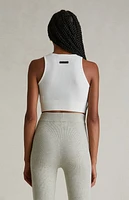 Fear of God Essentials Women's Cloud White Sport Knit Tank Top
