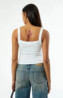 True Religion Rhinestone Ribbed Tank Top