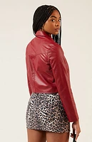 Pacsun Faux Leather Western Jacket
