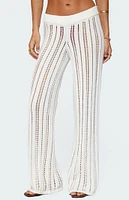 Edikted Echo Ladder Knit Pants