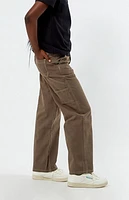 Pacsun Kids Brown Baggy Carpenter Pants