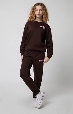 PacSun Kids Brown Jogger Sweatpants