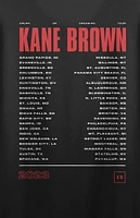 Kane Brown Tour Locations Cropped T-Shirt