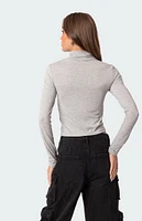 Edikted Honor Turtle Neck Top