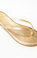 TKEES Women's Gold Metallics Sandals