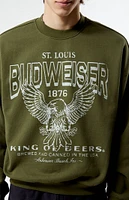 Budweiser By PacSun Eagle Crew Neck Sweatshirt