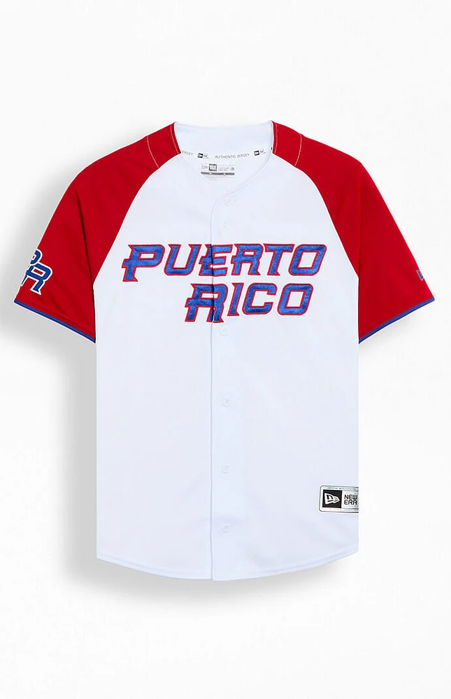 New Era Puerto Rico Home On Field Jersey