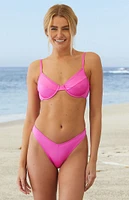 Salero Swim Hot Pink Underwire Bralette Bikini Top