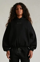 Kids Fear of God Essentials Black Hoodie