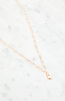 John Galt Pink Beaded Chain Necklace