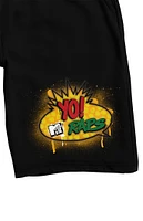 Yo MTV Raps Gold Logo Sweat Shorts