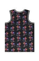 WeSC America Inc Basketball Vapor Wave Palms AOP Tank Top