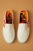 Vans x A$AP Worldwide White & Red Classic Slip-On Mule Shoes