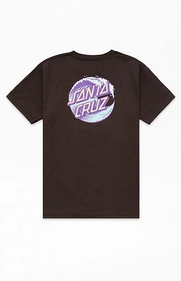 Santa Cruz Kids Brown Wave Dot T-Shirt